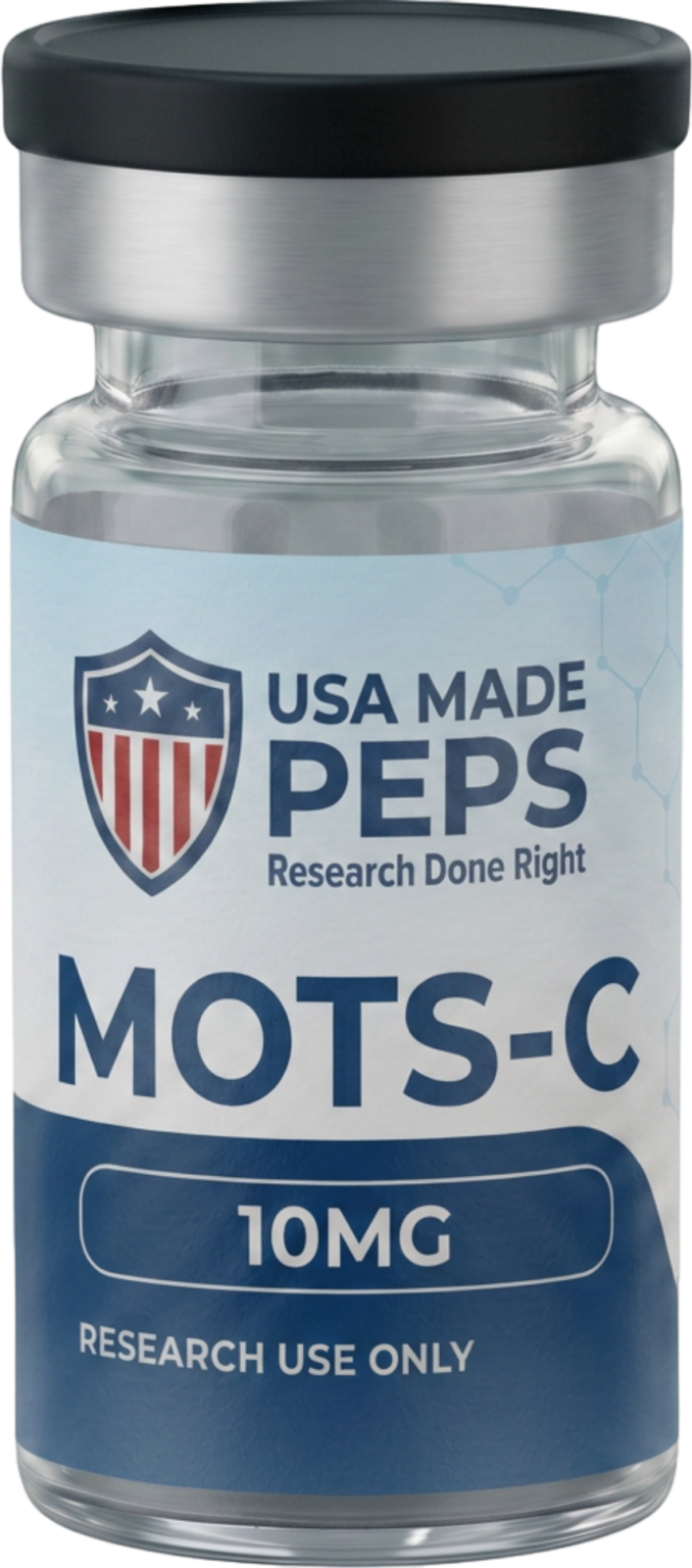 MOTS-C research peptide lyophilized vial - USA Made Peps