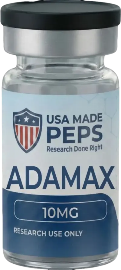 Adamax 10 mg research peptide vial