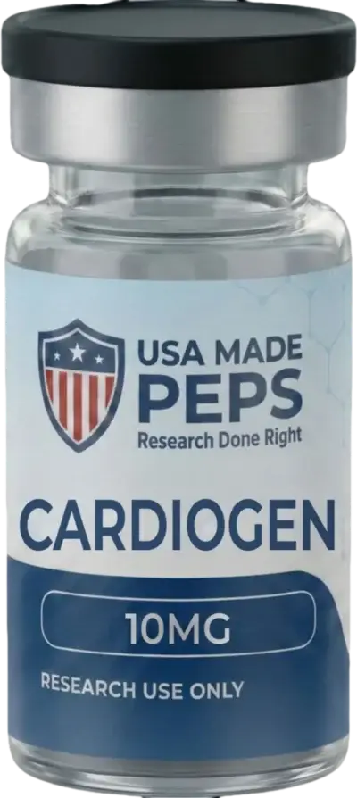 Cardiogen 10 mg research peptide vial
