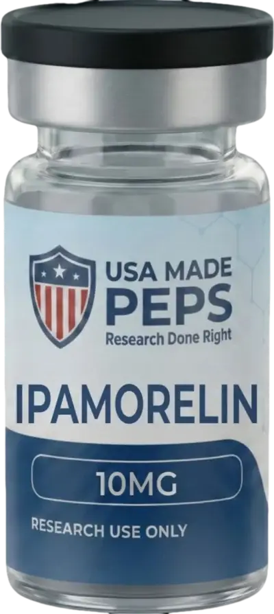 Ipamorelin 10 mg research peptide vial